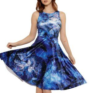 BlackMilk x Lora Zombie Celestial Cuddling Princess Midi Dress